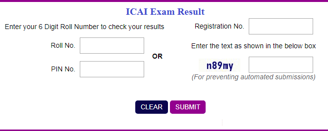 checking icai.nic.in result 2020 online